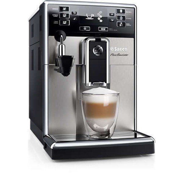 Philips Автоматична еспресо машина за 8 кафе напитки Saeco PicoBaristo Steel кафемашина - Автоматични машини