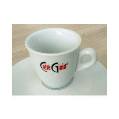 Caffe Gioia Cappuccino cup with saucer 6 pcs. Set of porcelain coffee cups