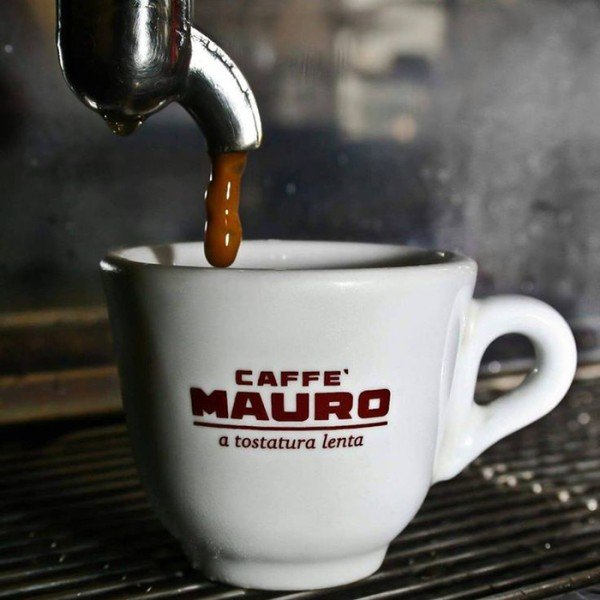 Caffe Mauro Чаша за еспресо с чинийка 6бр. Порцеланова чаша за кафе - Кeрамика, Порцелан и стъкло