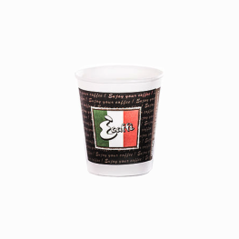 Ecaffe Чаши за топли напитки 180 мл./ 100 бр. Картонени чаши