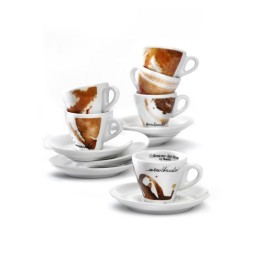 Musetti Collection of glasses Sharpening the senses 6 pcs. Set of porcelain coffee cups