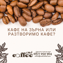 Кафе на зърна или разтворимо кафе? Кафе на зърна или разтворимо кафе?