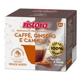 RISTORA Caffe, ginseng e cannella – капсули Dolce Gusto 10 бр.