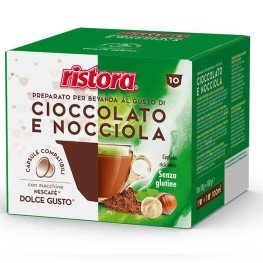 RISTORA Chocolate e nocciola Dolce Gusto система 10 бр. Капучино с лешник