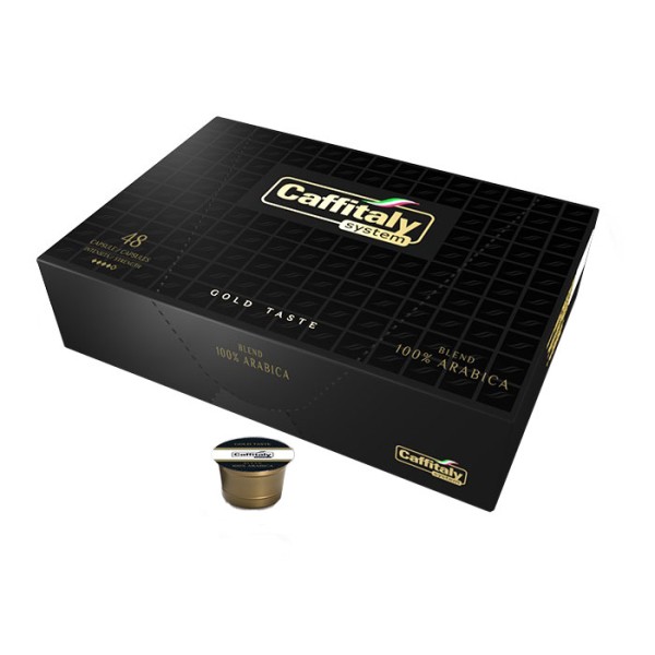 Caffitaly Gold Taste 100% Arabica Caffitaly system 48 pcs. Coffee capsules - Capsules Caffitaly system
