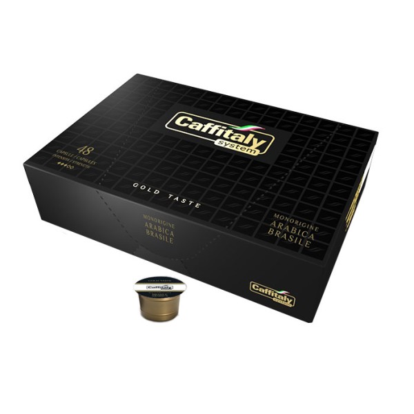 Caffitaly Gold Taste Arabica Brasile Caffitaly system 48 pcs. Coffee capsules -