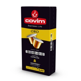 Covim Alluminio Oro капсули Nespresso 10 броя