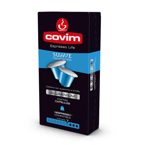 Covim Aluminum Suave - Nespresso capsules 10 pieces - Coffee capsules