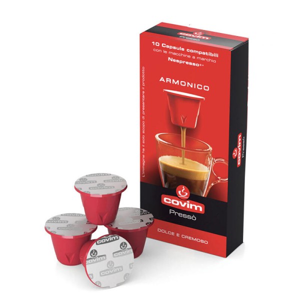Covim Armonico Nespresso capsules" 10 pieces - Capsules for the Nespresso system