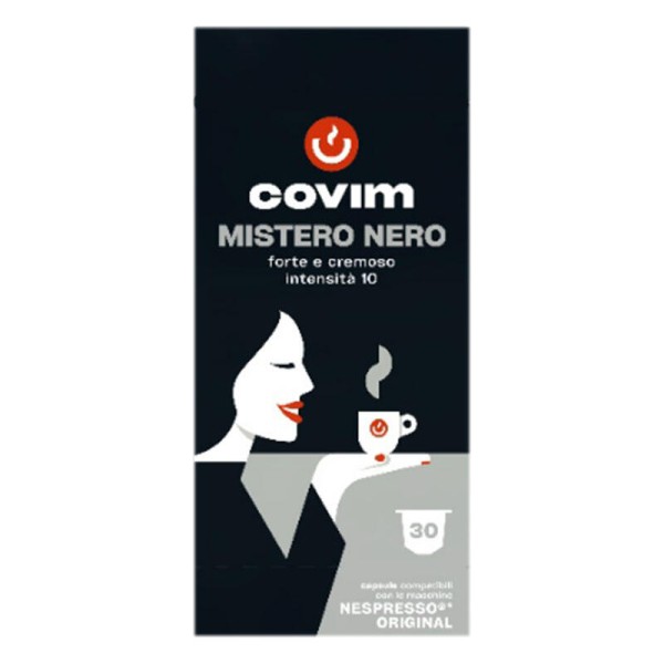 COVIM Mistero Nero 30 бр. капсули Nespresso система - Капсули за Nespresso система