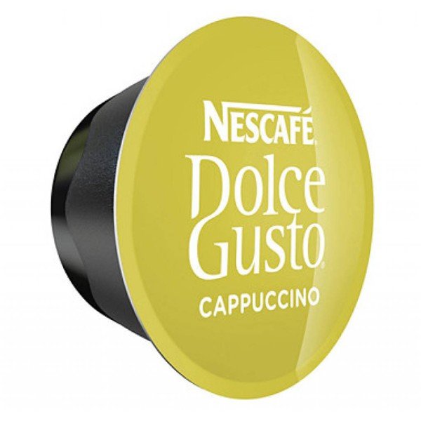 Dolce Gusto Cappuccino Dolce Gusto система 16 бр. Кафе капсули - Nescafe Dolce Gusto Cappuccino За любителите на пухкавото капучино Долчо Густо Ви представя капсули капучино, чрез които можете да се насладите на изкусителен вкус, невероятна пухкава пяна и Dolce Gusto Cappuccino Dolce Gusto система 16 бр. Кафе капсули - Капсули Dolce Gusto система