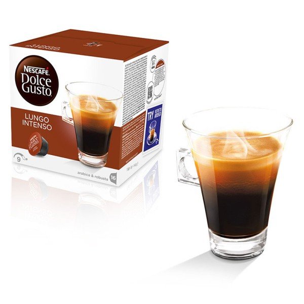 Dolce Gusto Lungo Intenso Dolce Gusto система 16 бр. Кафе капсули - Доброто дълго кафе на Dolce Gusto Lungo Intenso Запознайте се с най-доброто дълго кафе на Dolce Gusto. Капсули Lungo Intenso, подходяши за кафемашина Dolce Gusto, са най-добрият избор за Dolce Gusto Lungo Intenso Dolce Gusto система 16 бр. Кафе капсули - Капсули Dolce Gusto система