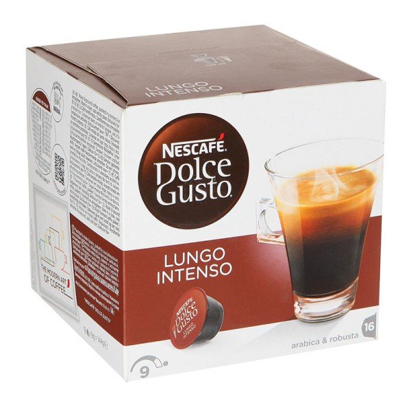 Dolce Gusto Lungo Intenso Dolce Gusto система 16 бр. Кафе капсули - Доброто дълго кафе на Dolce Gusto Lungo Intenso Запознайте се с най-доброто дълго кафе на Dolce Gusto. Капсули Lungo Intenso, подходяши за кафемашина Dolce Gusto, са най-добрият избор за Dolce Gusto Lungo Intenso Dolce Gusto система 16 бр. Кафе капсули - Капсули Dolce Gusto система