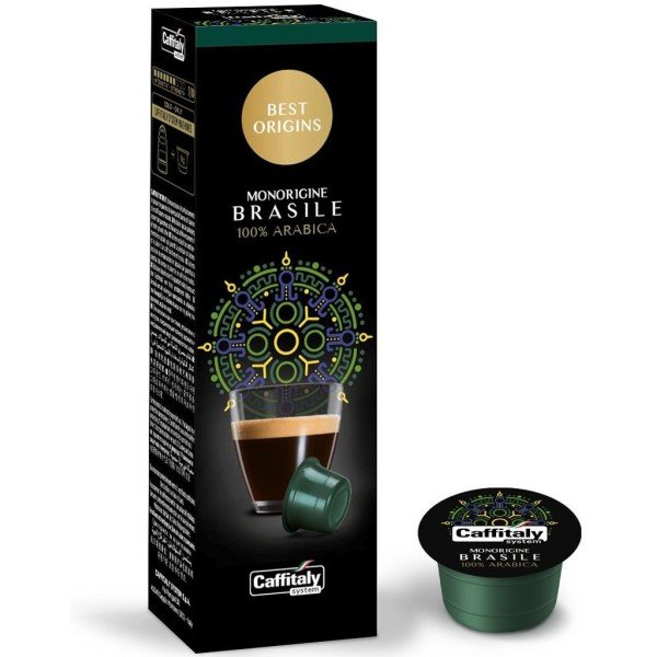 Ecaffe Brasil Alta Mogiana Special Edition Caffitaly система 10 бр. Кафе на капсули - Капсули Caffitaly система