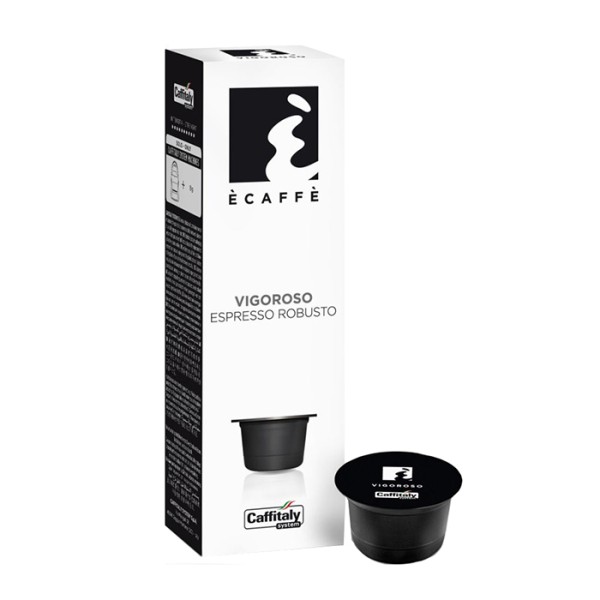 Ecaffe Vigoroso Caffitaly система 10 бр. Кафе капсули - Капсули Caffitaly система