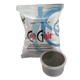 Caffe Gioia Bianca Deca Espresso Point system 100 pcs. Decaffeinated coffee capsules