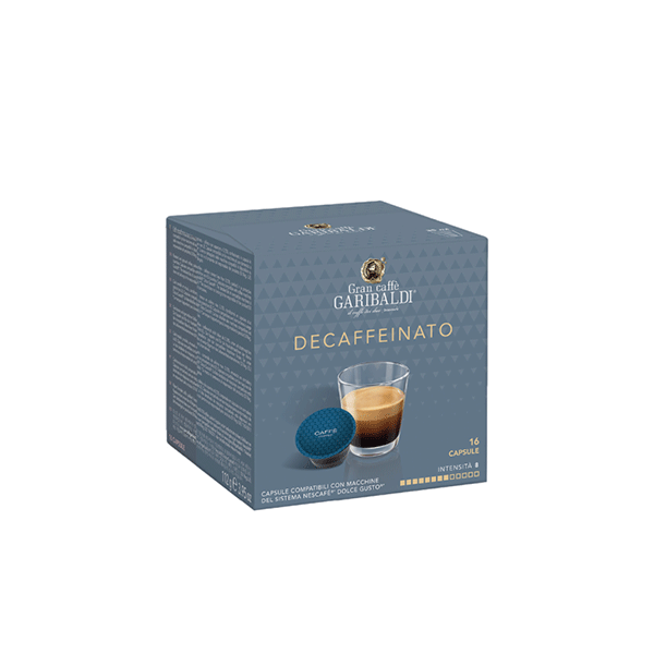 Gran Caffe Garibaldi Decaffeinato Dolce Gusto system 16 pcs. Coffee capsules - Capsules Dolce Gusto system