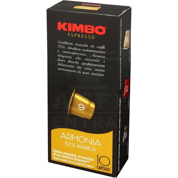 Kimbo Armonia Nespresso система 10 бр. Кафе на капсули - Капсули за Nespresso система