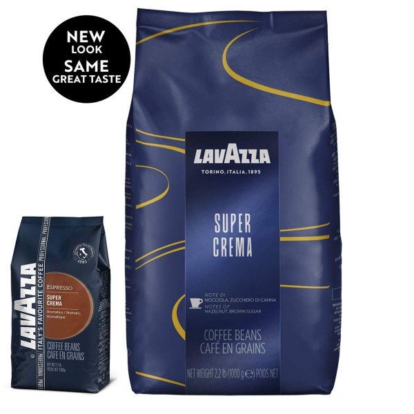 Lavazza Super Crema 1 кг. Кафе на зърна - Lavazza Super Crema 1 кг. Кафе на зърна Кафе на зърна Super Crema на Lavazza е чудесно еспресо в пакет от 1 кг. Бленд със средно печени кафе зърна с нотки на мед и сушени плодове, с невероят Lavazza Super Crema 1 кг. Кафе на зърна - Кафе на зърна
