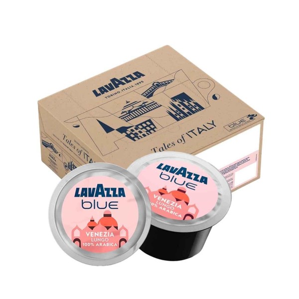 Lavazza Venezia Lungo Blue система 100 бр. Кафе капсули - Капсули Lavazza Blue система