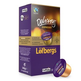 Lofbergs Delicious Espresso Caffitaly система 16 бр. Кафе капсули Lofbergs Delicious Espresso Caffitaly система 16 бр. Кафе капсули