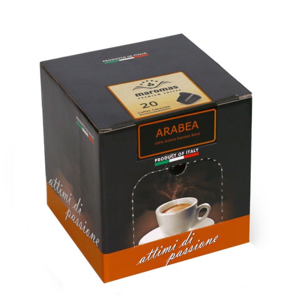 Maromas Arabea Nespresso система 20 бр. Кафе капсули - Кафе