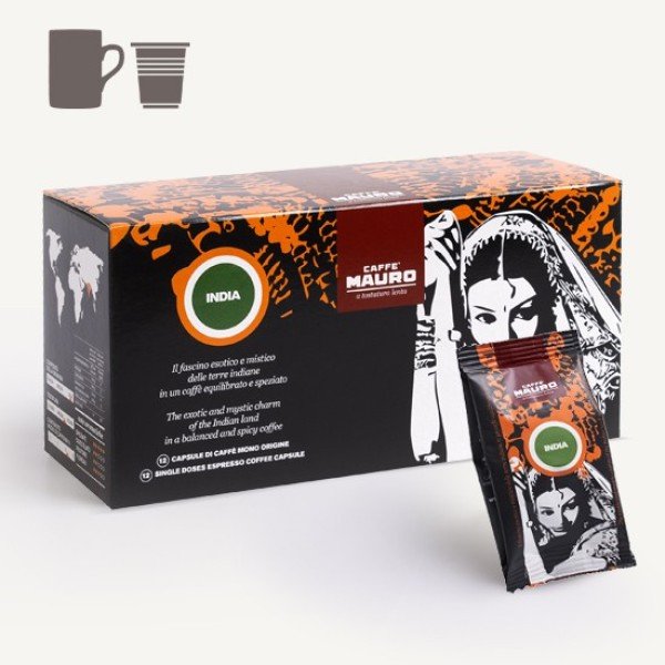 Caffe Mauro India Espresso Point система 10 бр. Кафе капсули - Кафе