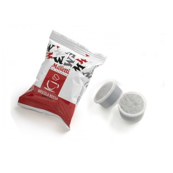 Musetti mio espresso La Rossa Espresso Point система 100 бр. Кафе капсули - Musetti Ла Роса Ла Роса на Musetti е класическо еспресо с плътен, интензивен вкус. Притежава упорита, но приятна нотка на какао и кадифен послевкус. Съдържа 60% внимателно отглежд Musetti mio espresso La Rossa Espresso Point система 100 бр. Кафе капсули - Кафе капсули и дози