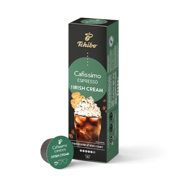 Cafissimo Espresso Irish Cream Caffitaly System 10 pcs. Coffee capsules - Discover Sophistication with Cafissimo Espresso Irish Cream from Caffitaly System Introduce your senses to the world of refined flavors with Cafissimo Espresso Irish Cream coffee ca Cafissimo Espresso Irish Cream Caffitaly System 10 pcs. Coffee capsules - Capsules Caffitaly system