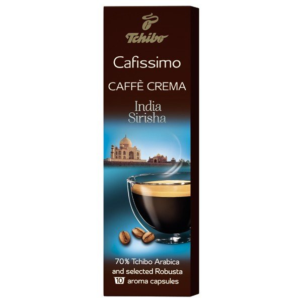 Tchibo Caffe Crema India Sirisha Caffitaly System 10 бр. Кафе капсули - Капсули Caffitaly система