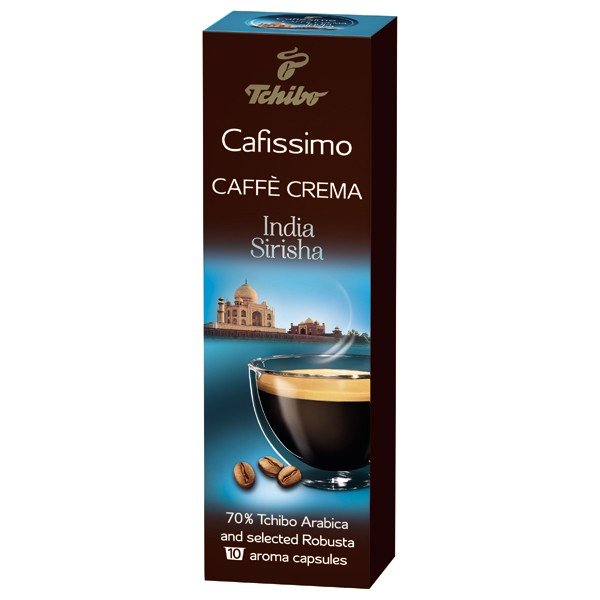 Tchibo Caffe Crema India Sirisha Caffitaly System 10 бр. Кафе капсули - Капсули Caffitaly система