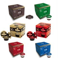 Mix set of coffee capsules A modo mio system 12 pcs. Coffee capsules
