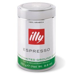 illy Espresso Decaffeinato 250 g. Ground coffee without caffeine