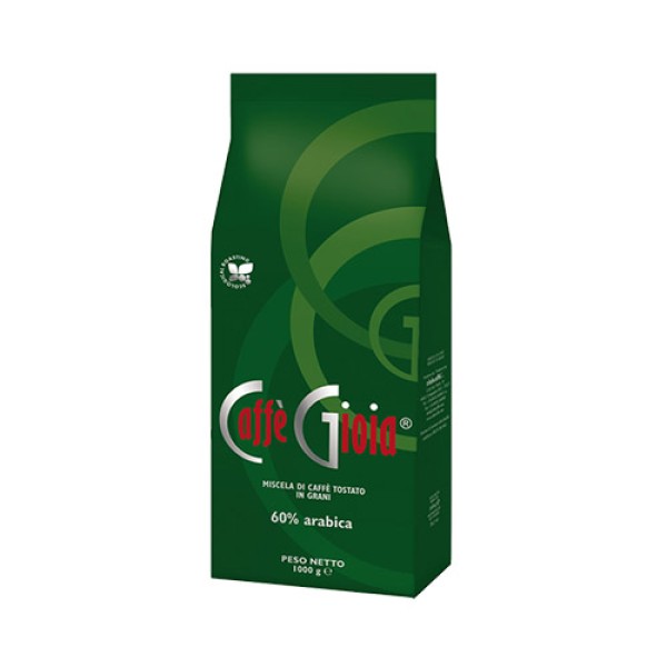 Caffe Gioia Verde Classica 60% Арабика 1кг. Кафе на зърна - Кафе на зърна