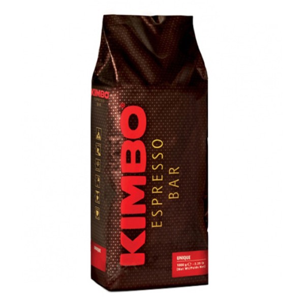 Kimbo Unique 1 kg. Coffee beans - Kimbo Unique Coffee beans The Unique series immerses us in the exciting experience created with tenderness and love for Italian espresso. Enjoy the excellent combination of whole coffee beans and a rich, full flavor Kimbo Unique 1 kg. Coffee beans - Coffee beans