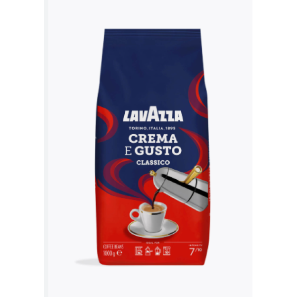 Lavazza Crema e Gusto 1 кг. Кафе на зърна - Кафе на зърна