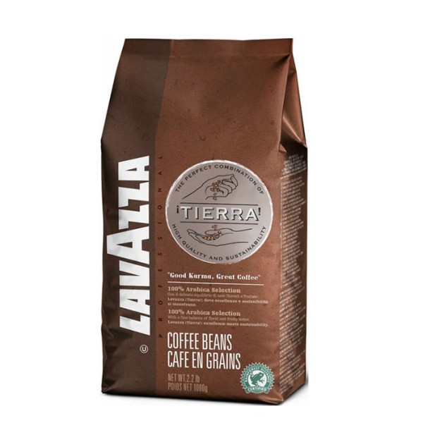 Lavazza Tierra 100% Arabica 1 кг. Кафе на зърна - Кафе на зърна