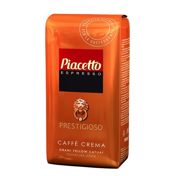 Piacetto Crema Prestigiozo 1 кг. Кафе на зърна - Кафе на зърна