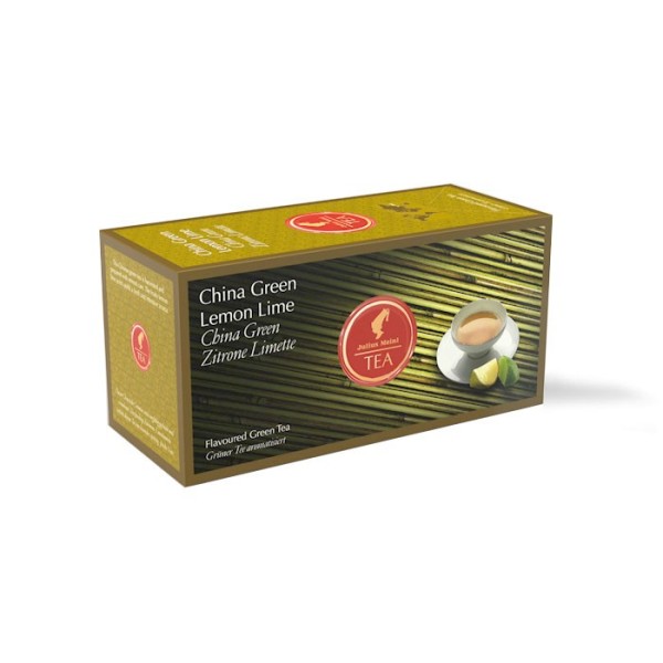 Julius Meinl Китайски зелен чай с лимон и лайм 25 бр. Чай на пакетчета - Чай на пакетчета
