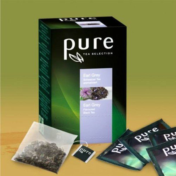 Pure Ърл Грей 25 бр. Чай на пакетчета - Pure Ърл Грей Специалистите на Tchibo подбират подходящи растения растения, които да гарантират свежия вкус. Ърл Грей се приготвя от невероятната комбинация от висококачествен Асам и най-добрите Цейлов чайов Pure Ърл Грей 25 бр. Чай на пакетчета - Чай на пакетчета