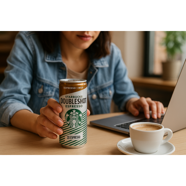 Starbucks Doubleshot espresso с мляко в кен 200 мл. - Мляно кафе