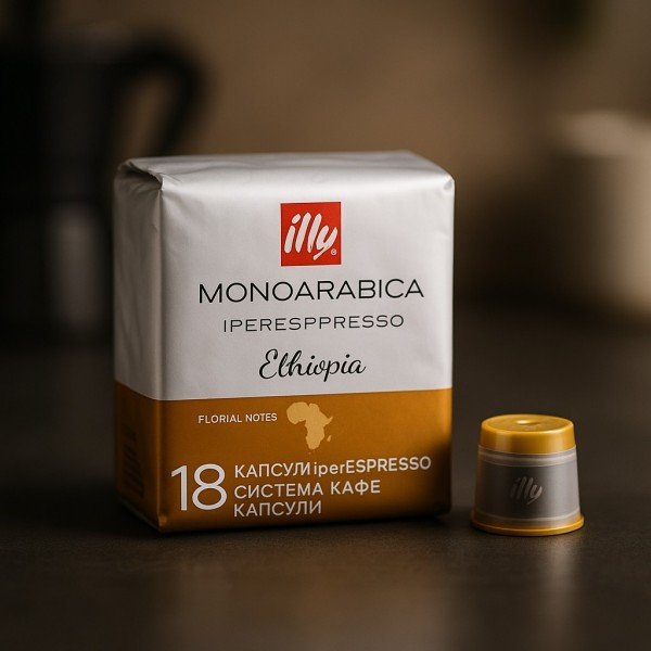 illy Monoarabica Ethiopia Капсули iperEspresso система 18 бр. Кафе капсули - Капсули iperEspresso система