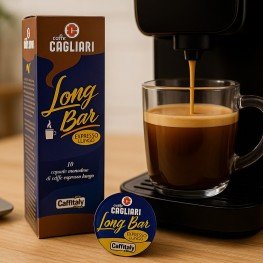 Caffe Cagliari Long Bar Caffitaly system 10 pcs. Coffee capsules
