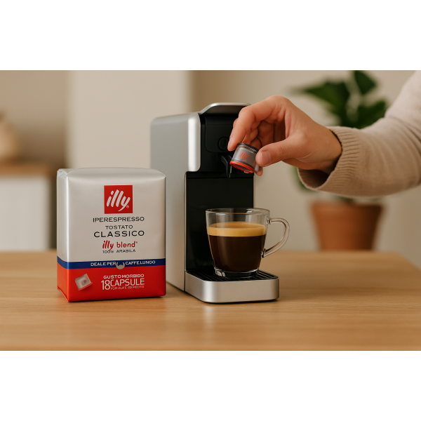 illy® – iperEspresso капсули – Classico Lungo – Medium Roast – 18 капсули - Капсули iperEspresso система