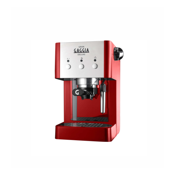 Gran Gaggia De Luxe за мляно кафе и кафе на дози 1 бр. кафемашина - Gran Gaggia De Luxe за мляно кафе и кафе на дози 1 бр. Нова кафемашинa Gran Gaggia De Luxe e прецизна и компактна кафемашина, благодарение на която постигането на традиционния вкус на есп Gran Gaggia De Luxe за мляно кафе и кафе на дози 1 бр. кафемашина - Ръчни кафемашини