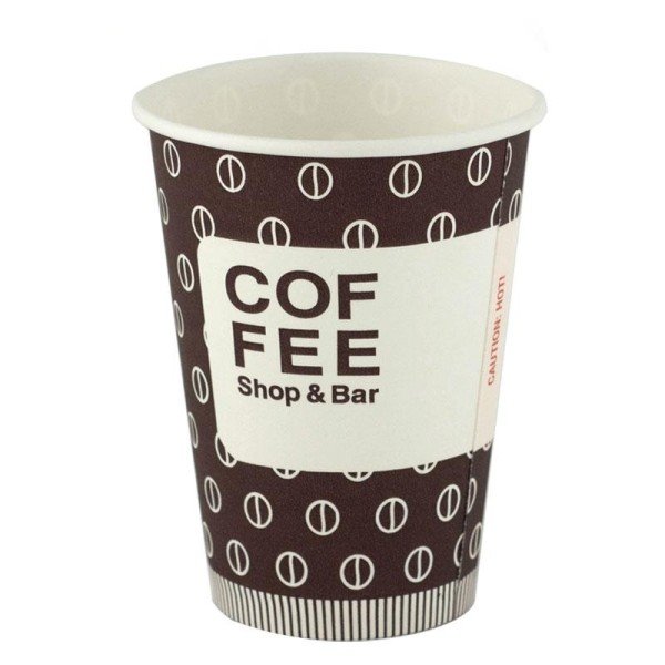 Чаши картон COFFEE BEANS TRIO 200 мл. - Картотени, Вендинг чаши и капаци