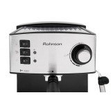 Kафемашина за еспресо Rohnson (R-980) - Мощност 850W 20 бара помпа Голям подвижен резервоар за вода с вместимост 1.6 л. Единичен и двоен филтри от неръждаема стомана за перфектен каймак Дюза за капучино Система за защита от прегряване и свръхналяган Kафемашина за еспресо Rohnson (R-980) -