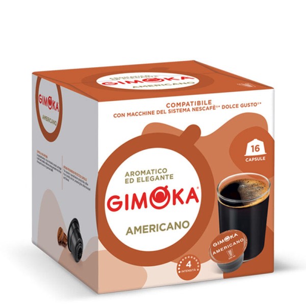 GIMOKA Americano - Dolce Gusto capsules 16 pcs. - Capsules Dolce Gusto system
