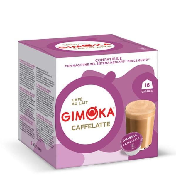 GIMOKA Caffelatte - Dolce Gusto capsules 16 pcs. - Capsules Dolce Gusto system