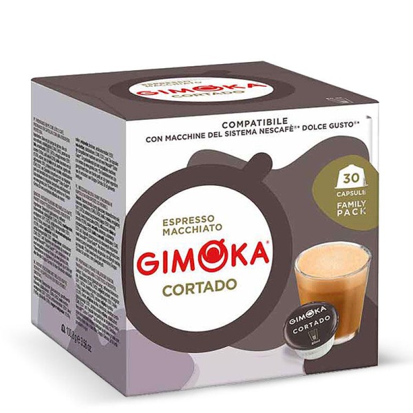 GIMOKA Cortado – Dolce Gusto capsules 30 pcs. - Dolce Gusto system capsules